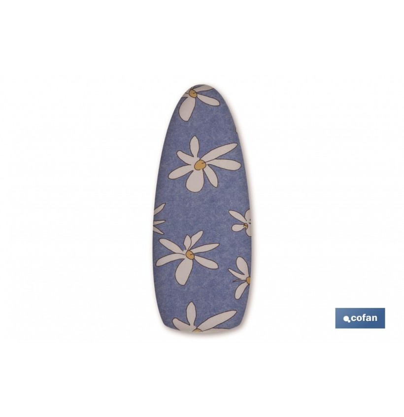FUNDA TABLA PLANCHAR ALGODON 120X40 MARGARITAS