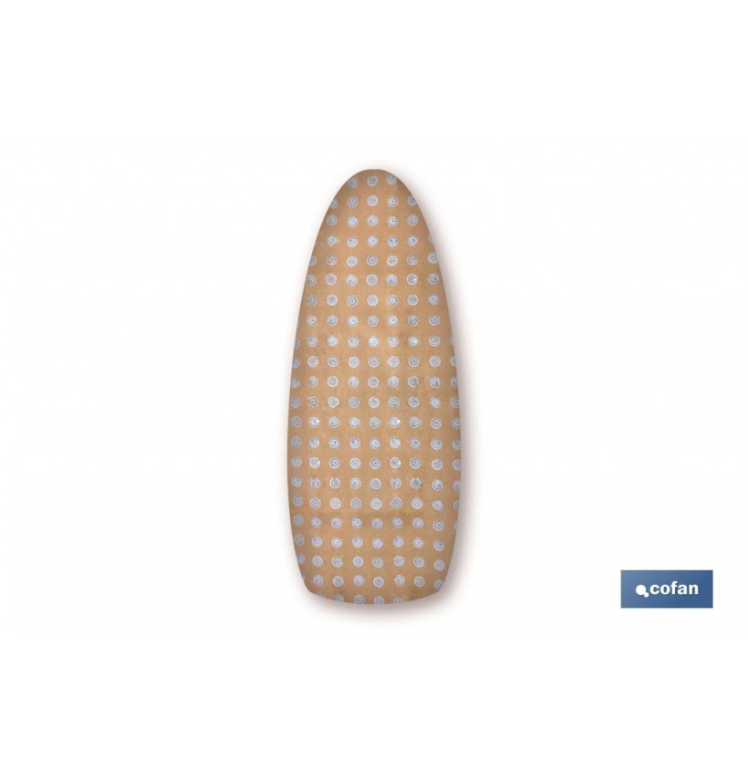 FUNDA ACOLCHADA PARA TABLA DE PLANCHAR 135X53 ROSAS