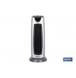 TERMOVENTILADOR CERÁMICO PTC MODELO VARSOVIA 1000/2000 W