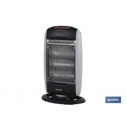 ESTUFA HALOGENA OSCILANTE MODELO NORUEGA 400/800/1200 W