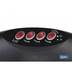 ESTUFA HALOGENA OSCILANTE MODELO NORUEGA 400/800/1200 W