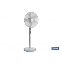 VENTILADOR 5 PALAS TEMPORIZADOR 55W BLANCO