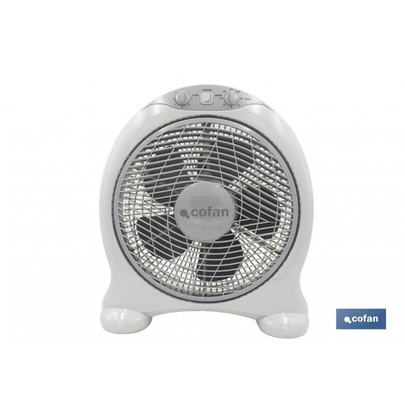 VENTILADOR CON TEMPORIZADOR 50 W BEIS CLARO