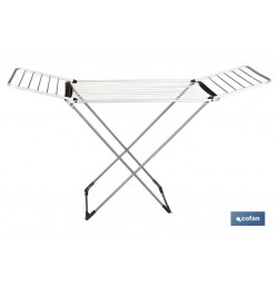 TENDEDERO SUELO CON ALAS PLEGABLES DE ALUMINIO + RUEDAS.18 m