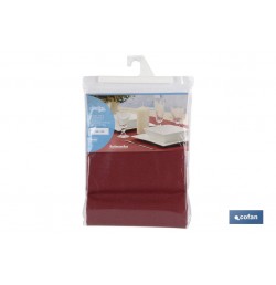 MANTEL ANTIMANCHAS RESINADO 1,40 X 1,40 M 50 %  ALG 50 % POL GRANATE