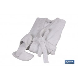ALBORNOZ BLANCO GR.500/M2 MODELO PALOMA TALLA XXL