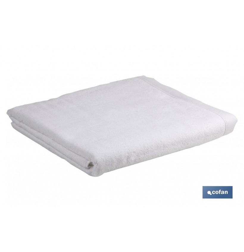 ALFOMBRA BAÑO BLANCA  GR.1000 MODELO PALOMA 60X60cm
