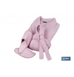 ALBORNOZ ROSA CLARO GR.500/M2 MODELO FLOR TALLA S