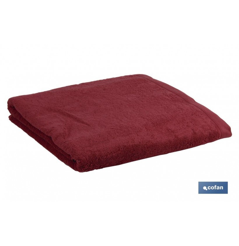 TOALLA BAÑO BURDEOS GR580/M2 MODELO PARIS 100X150cm