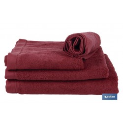 TOALLA BAÑO BURDEOS GR580/M2 MODELO PARIS 100X150cm