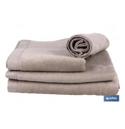 TOALLA DUCHA BEIGE GR.580/M2 MODELO ABISINIA 70X140cm