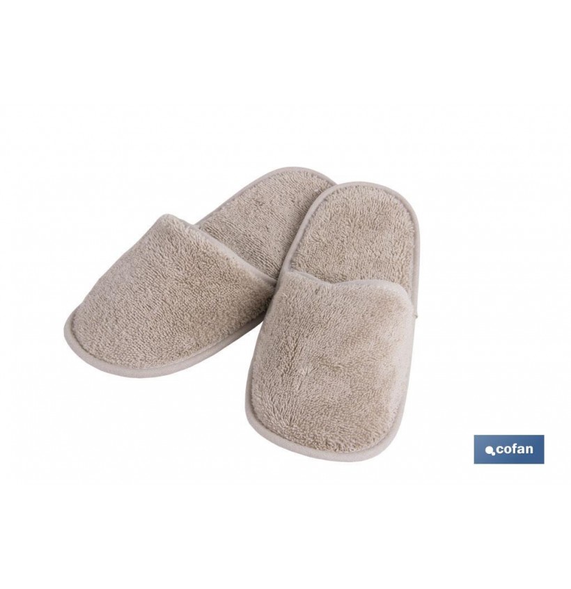 ZAPATILLAS BAÑO BEIGE MODELO ABISINIA TALLA.L