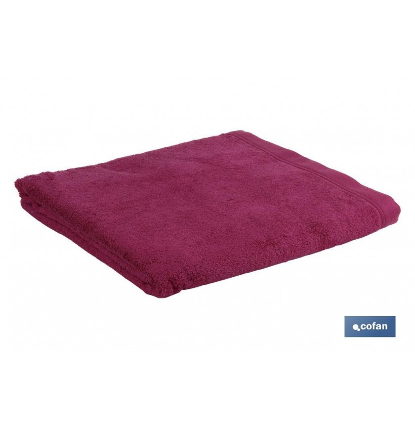 TOALLA DUCHA PÚRPURA GR.580/M2 MODELO MAR ROJO 70X140cm