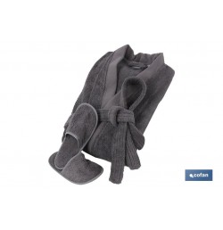 ALBORNOZ GRIS ANTRACITA GR.500/M2 MODELO PIEDRA TALLA M