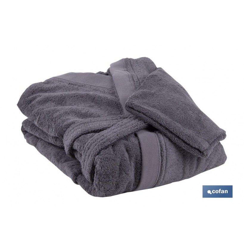 ALBORNOZ GRIS ANTRACITA GR.500/M2 MODELO PIEDRA TALLA XL