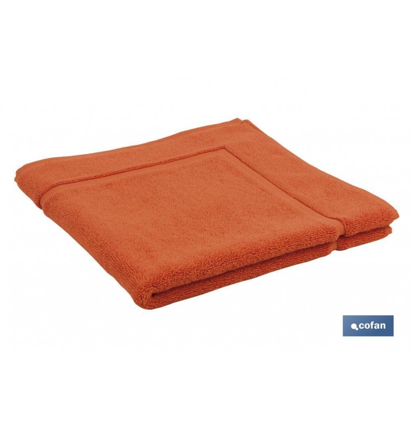ALFOMBRA BAÑO ORANGE GR.1000 MODELO AMANECER 60X60cm