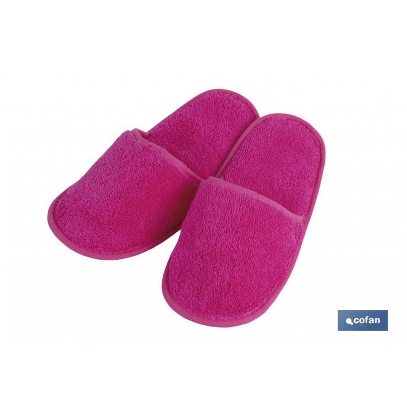 ZAPATILLAS BAÑO FUCSIA MODELO PRIMAVERA TALLA L