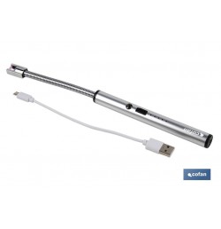 ENCENDEDOR ELECTRICO CON ARCO DE PLASMA  USB MEDIDAS 26 X 1.5 cm