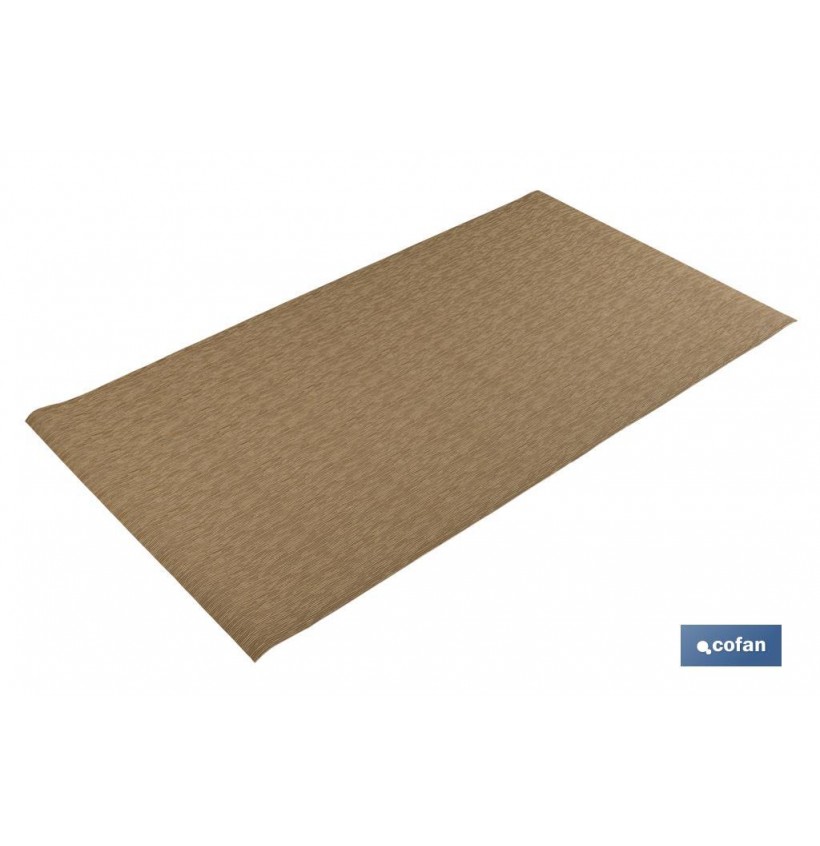 ALFOMBRA ANTIDESLIZANTE RUGOSA BEIGE 130 X 70 CM