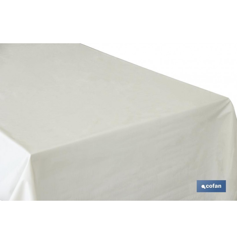 PROTECTOR DE MESA  PVC BLANCO 1,40x50 mts