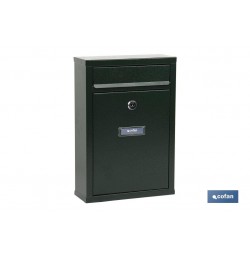 BUZÓN CORREO EXTERIOR NEGRO MODELO LETTER 320X215X85MM