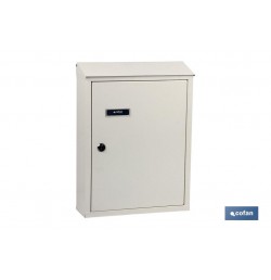 BUZÓN CORREO EXTERIOR NEGRO MODELO POST 385X290X100MM