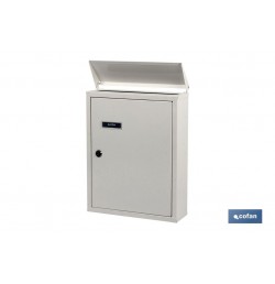 BUZÓN CORREO EXTERIOR VERDE MODELO POST 385X290X100MM