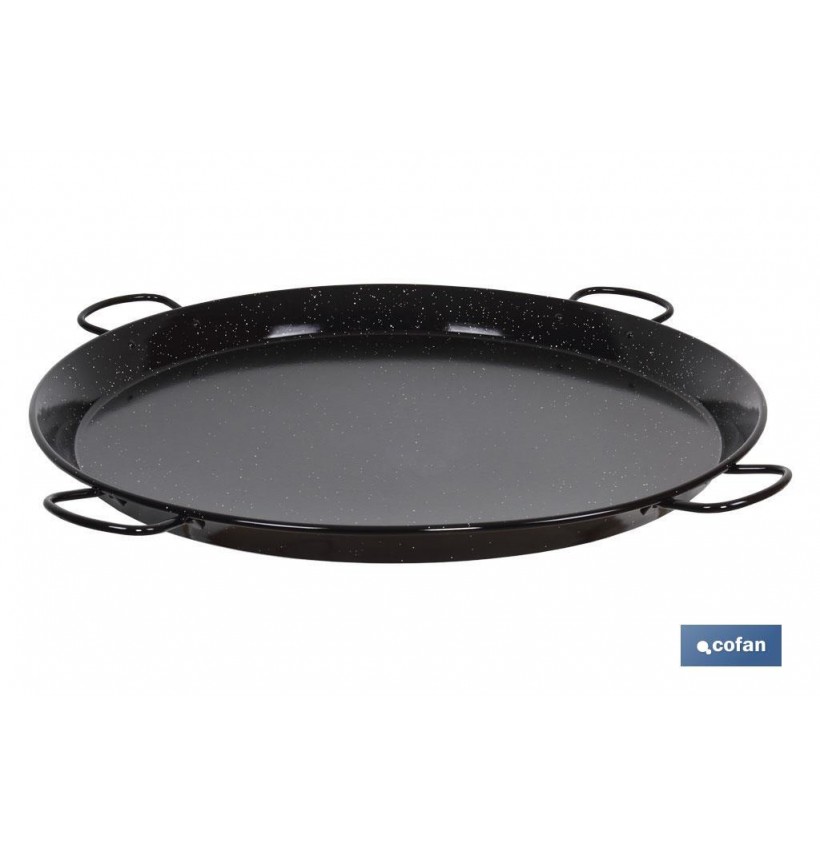 PAELLERA ACERO ESMALTADA Ø90cm (4 asas)