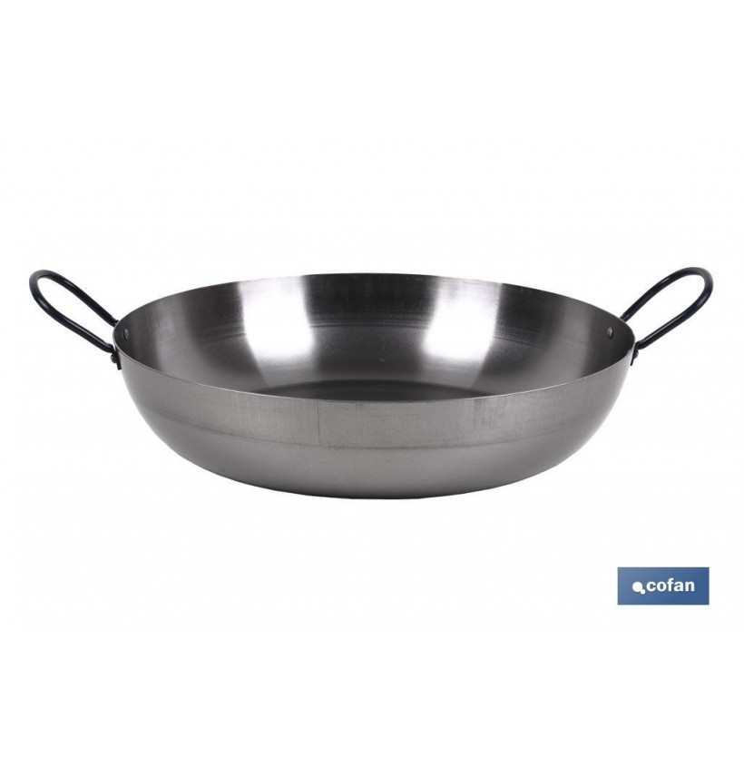 SARTEN LIONESA ACERO C/ASAS Ø50cm