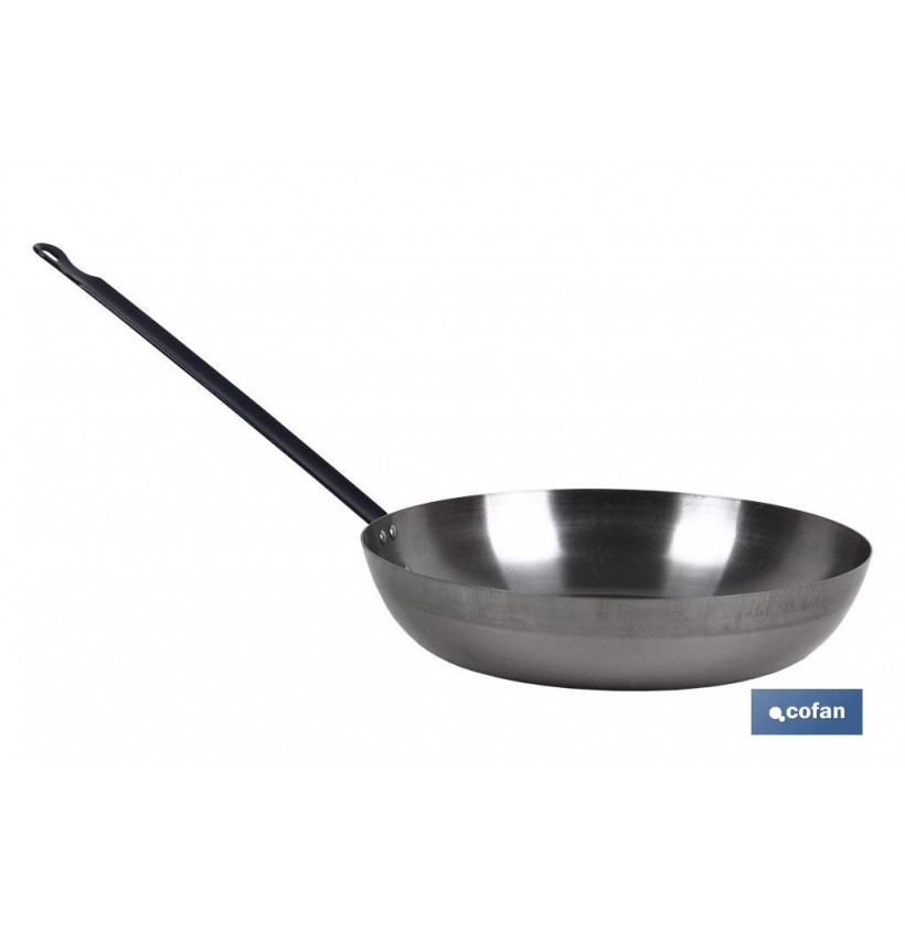 SARTEN LIONESA ACERO C/MANGO  Ø32cm