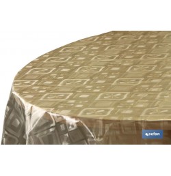MANTEL REDONDO CONFECCIONADO MARCOS Ø140 CM 65 % PVC 35 % PP