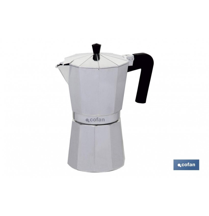 CAFETERA ALUMINIO INDUC 12 TAZAS