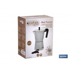 CAFETERA ALUMINIO INDUC 12 TAZAS