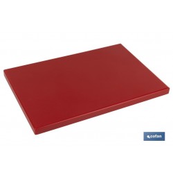 TABLA CORTE  ROJO 50X30X1.5cm MODELO BRESA