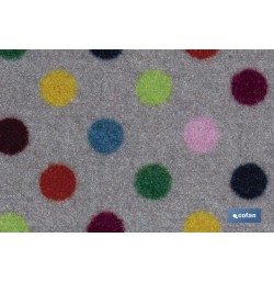 FELPUDO ESTAMPADO DIGITAL LUNARES 40x60