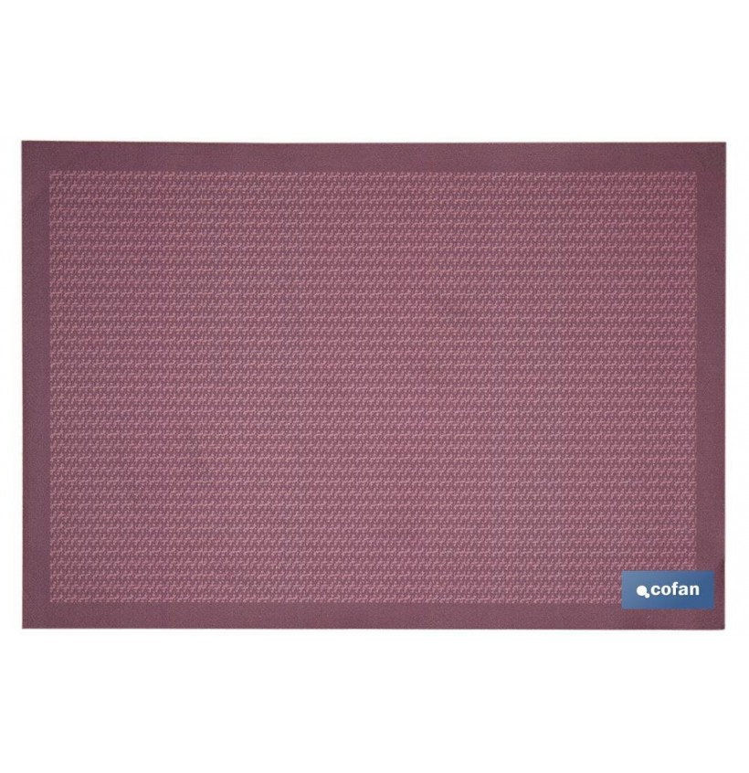 FELPUDO  ROJO 50x70cm