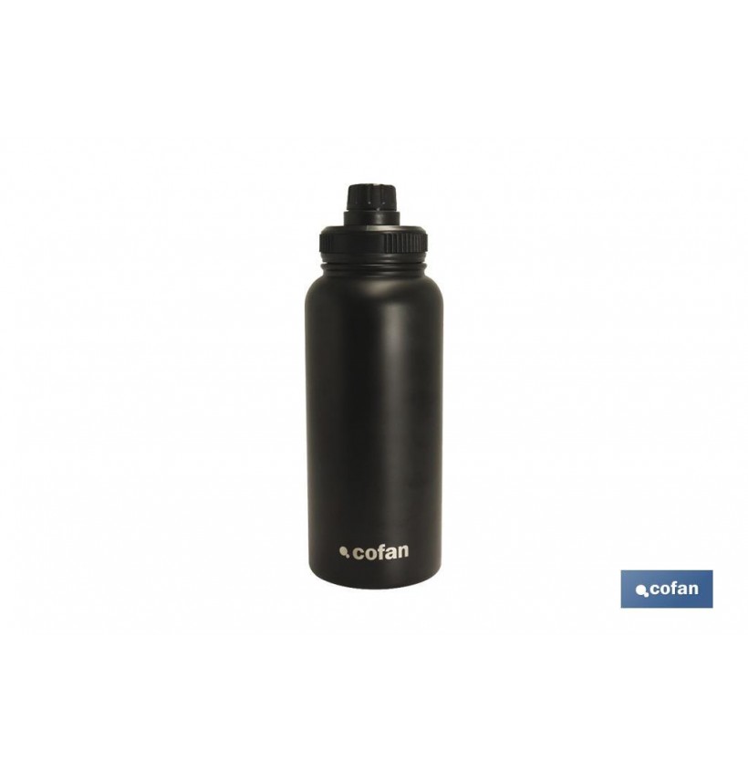 BOTELLA EXTREME DEPORTIVA COLOR NEGRO 550 ml