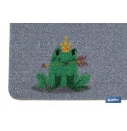 FELPUDO ESTAMPADO DIGITAL MODELO RANAS 40x60