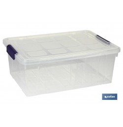 CAJA DE ORDENACION 16L MODELO RICORDI 40X30X21cm POLIPROPILENO