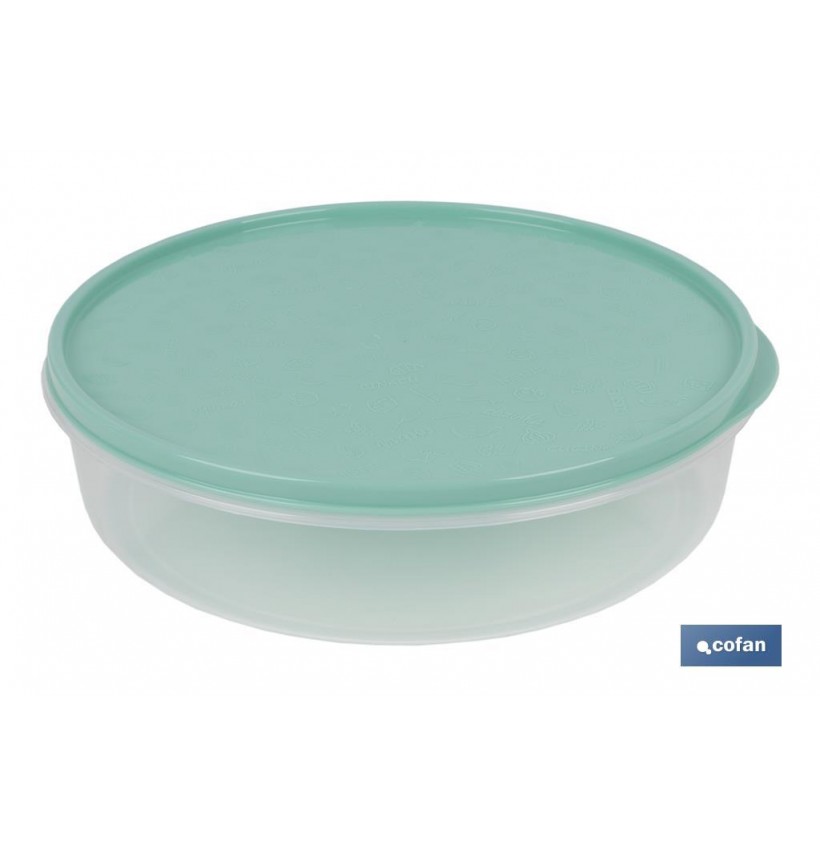 FIAMBRERA TORTILLA REDONDA AMARILLO  24.5X6.5cm venta unitaria