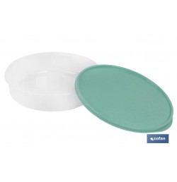 FIAMBRERA TORTILLA REDONDA AMARILLO  24.5X6.5cm venta unitaria