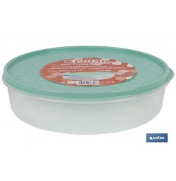 FIAMBRERA TORTILLA REDONDA AMARILLO  24.5X6.5cm venta unitaria