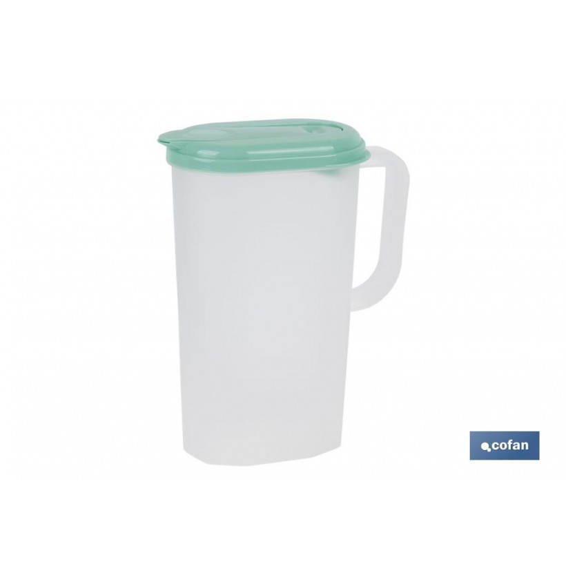 JARRA DE AGUA 2L VERDE  MODELO MANANTIAL 25X19X9.5CM