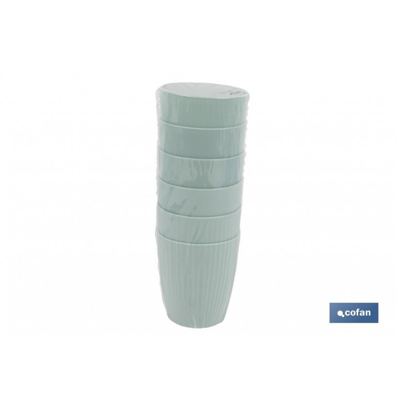 VASO DE AGUA VERDE AGUA MODELO NARA 400ml