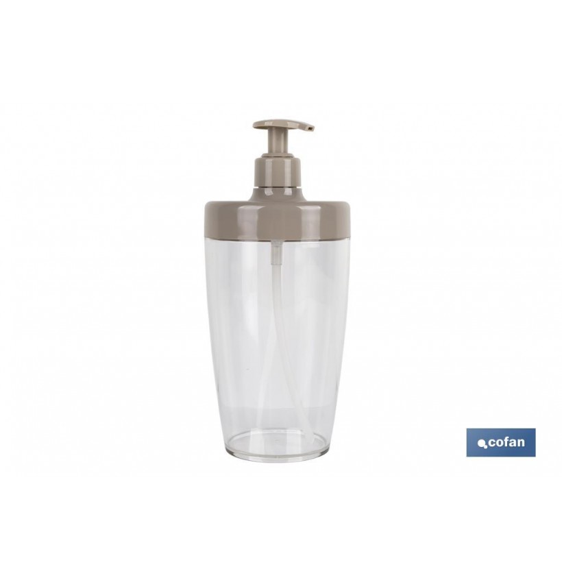 DOSIFICADOR DE JABON COLOR PIEDRA  870 ml venta unitaria