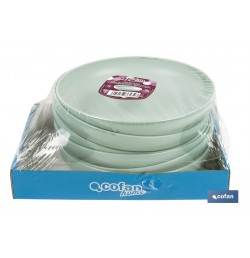 PLATO VERDE AGUA 20cm MODELO NARA 850ml