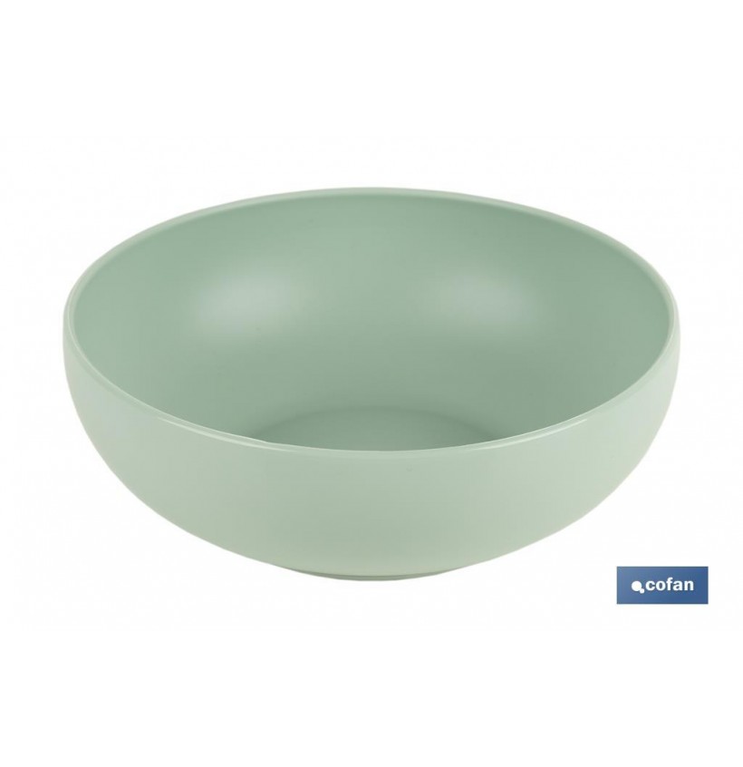 CUENCO VERDE AGUA 16CM MODELO NARA 800ML (VENTA UNITARIA)