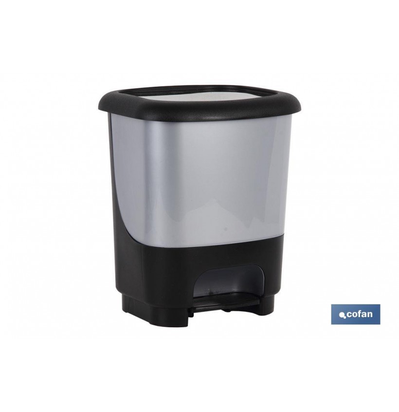 CUBO PEDAL CLASS GRIS 10 L