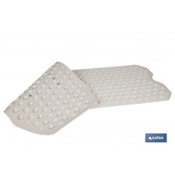ALFOMBRA PLUS ANTIDESLIZANTE CON VENTOSAS BAÑERA /DUCHA BLANCO 40 X104 cm