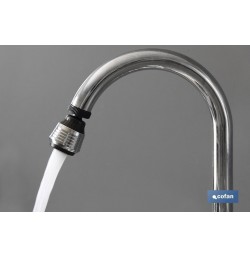 GRIFO BORBOTEADOR 2 FUNC.CON FILTRO AIREADOR AHORRO AGUA Ø38mm